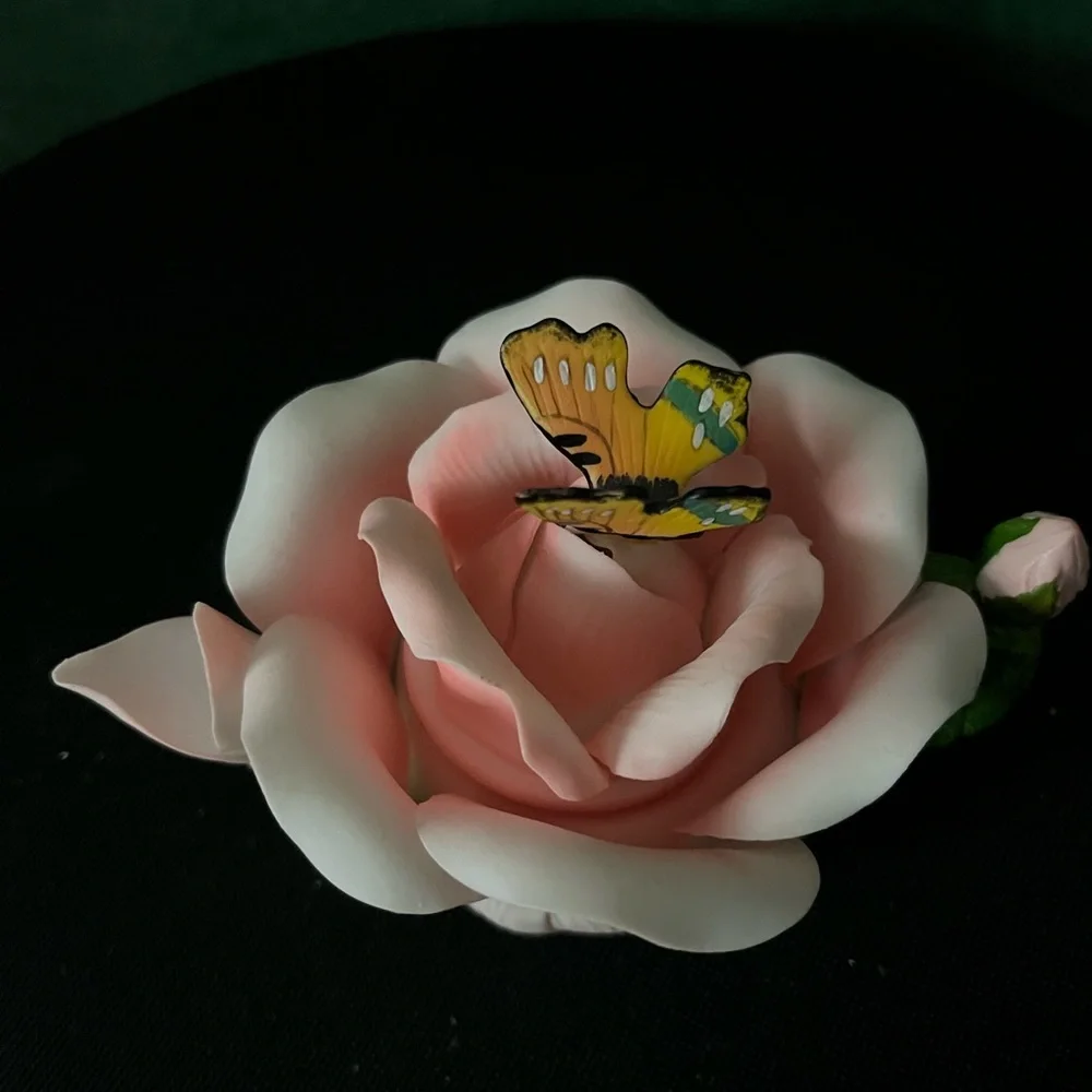 Decorative butterfly tea kettle